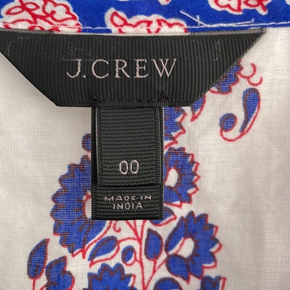 J Crew Block Print Blouse - image 5